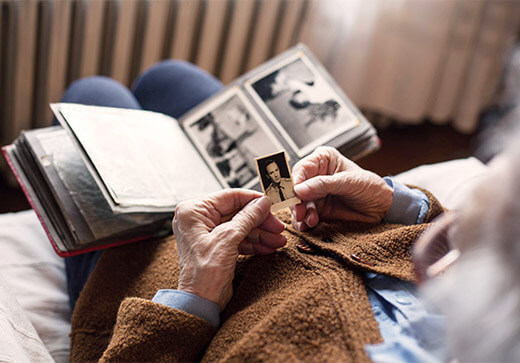 Enjoy the comforts of home Scrapbook with old images.
